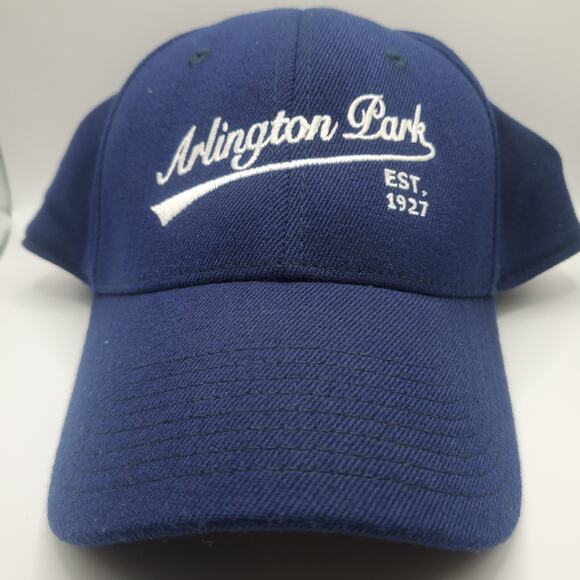 Arlington Park EST. 1927 Blue Baseball Fitted Cap Size L/XL Horse Racing - Picture 11 of 11